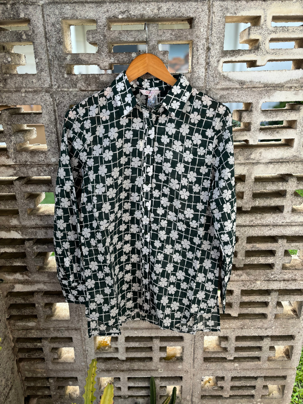 Clove Map Print Shirt Set
