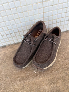 09-020-0191-3386 Roper Mens Clearcut Shoe Low Brown Fabric