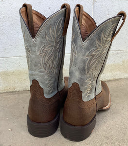 Ariat Men's Sport Western Wide Square Toe Earth/Glacier Blue
