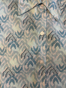 Roper Ladies Studio West Collection Long Sleeve Shirt Print Blue