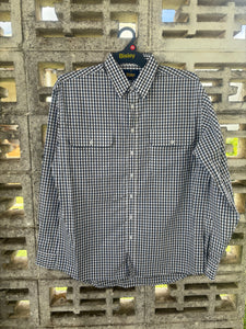 BS70291_CDEP Bisley Mens L/S Shirt Small Check Brown