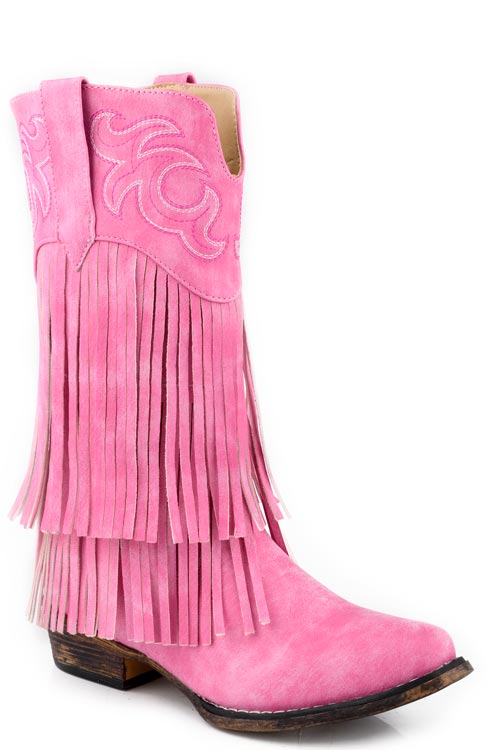 Roper Little Kids Rickrack Boots Pink 09-018-1566-3625
