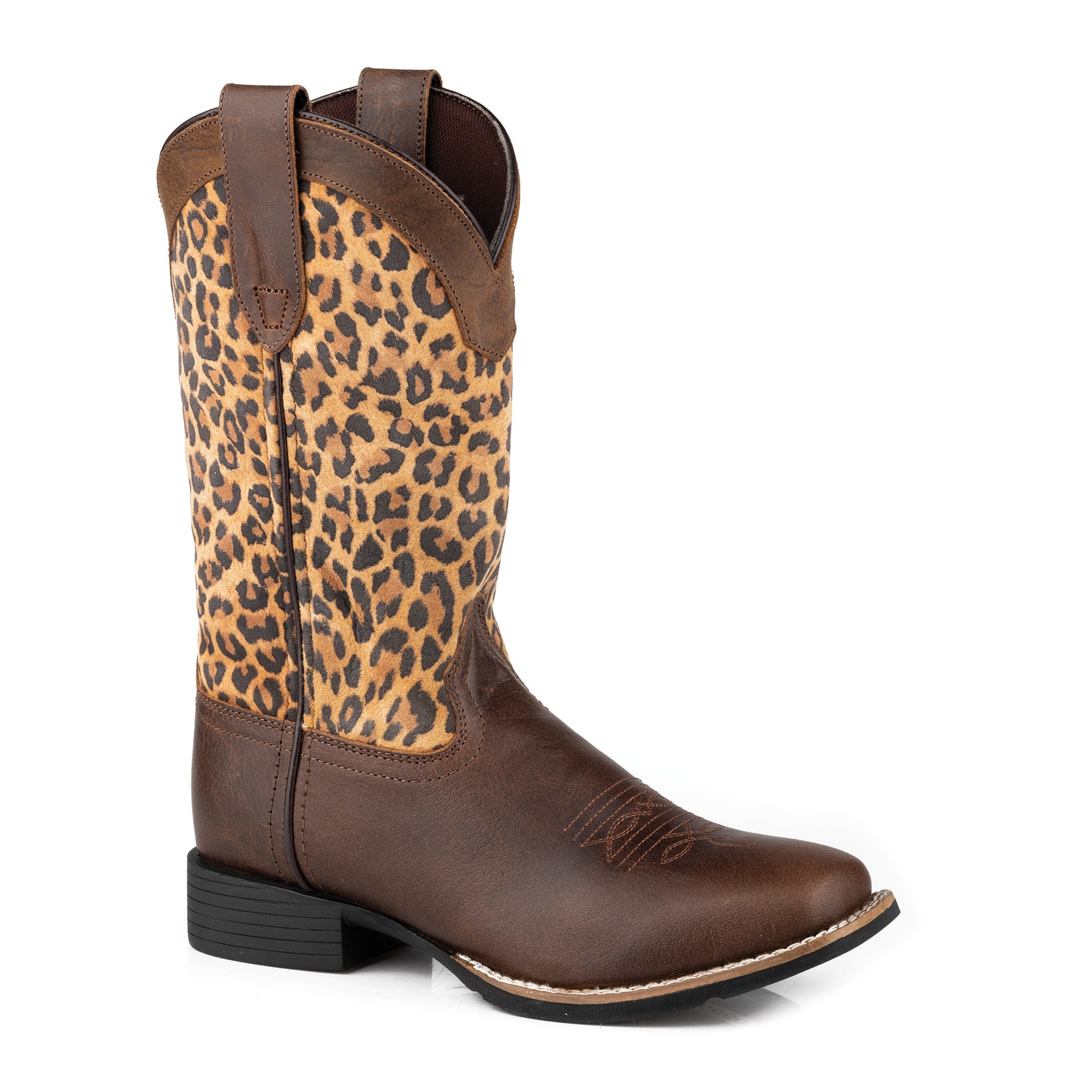 Ladies leopard print boots sale