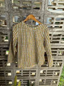 Corfu Soft Print Shirting Honey