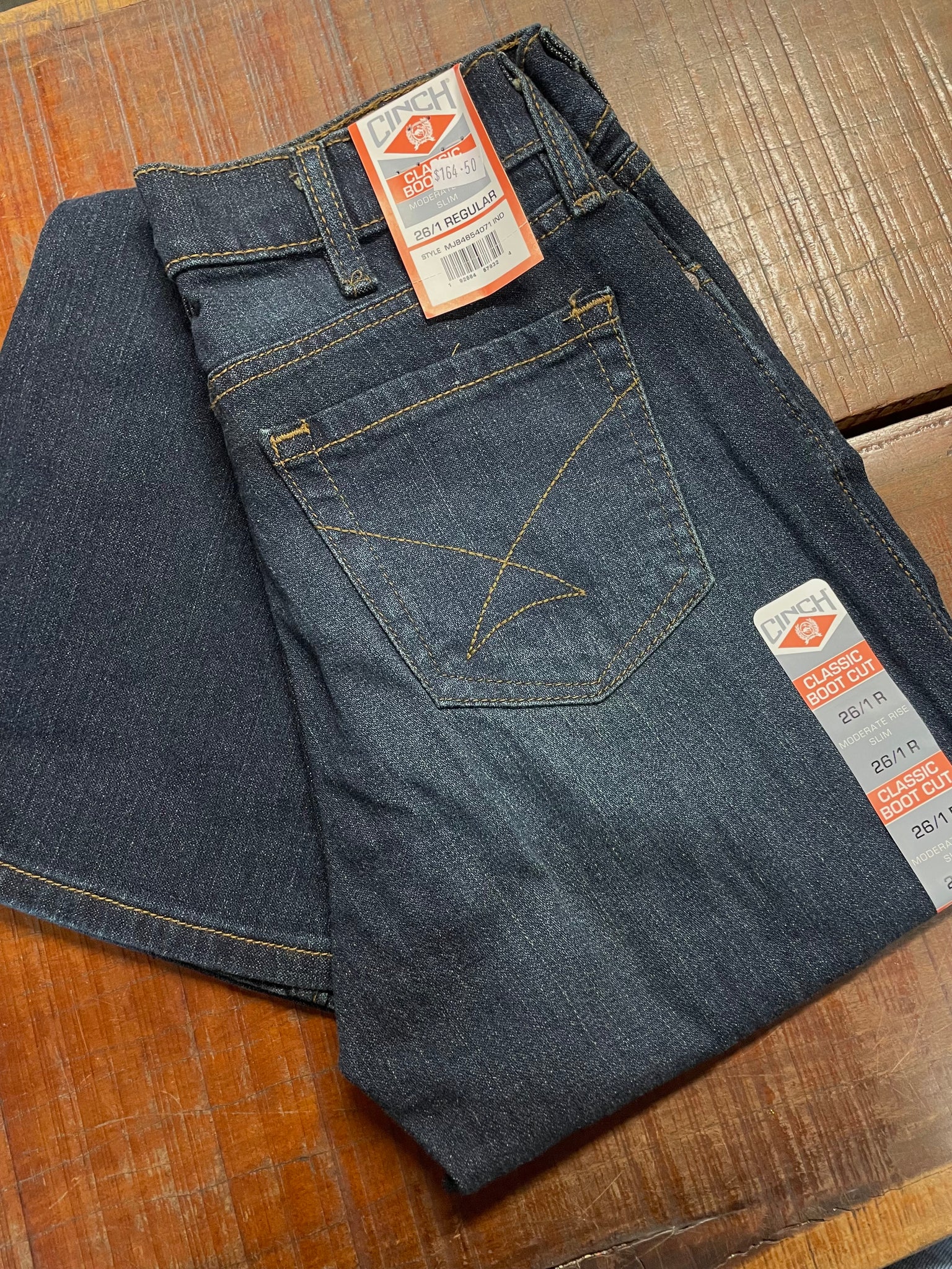 MJ84654071 Ladies Cinch Bootcut Jeans Long Leg