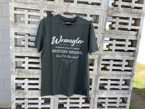 X4S1557164 Wrangler Men's Ethan SS Tee-CYPRESS