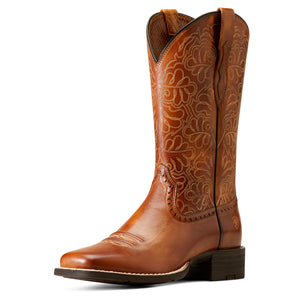 10019905 Ariat Ladies Round Up Remuda Boots Naturally Rich