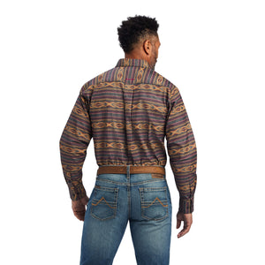 10041747 Ariat Mens Fletcher Classic LS Shirt Claret