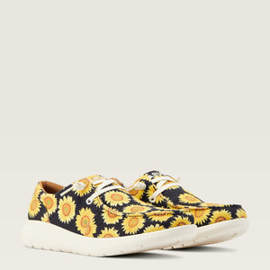 10042513 Ariat Ladies Hilo Shoes Sunflower Skies