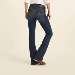 10043148 Ariat Ladies REAL Mid Rise Amora Bootcut Jean