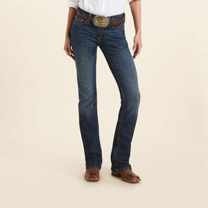 10043148 Ariat Ladies REAL Mid Rise Amora Bootcut Jean