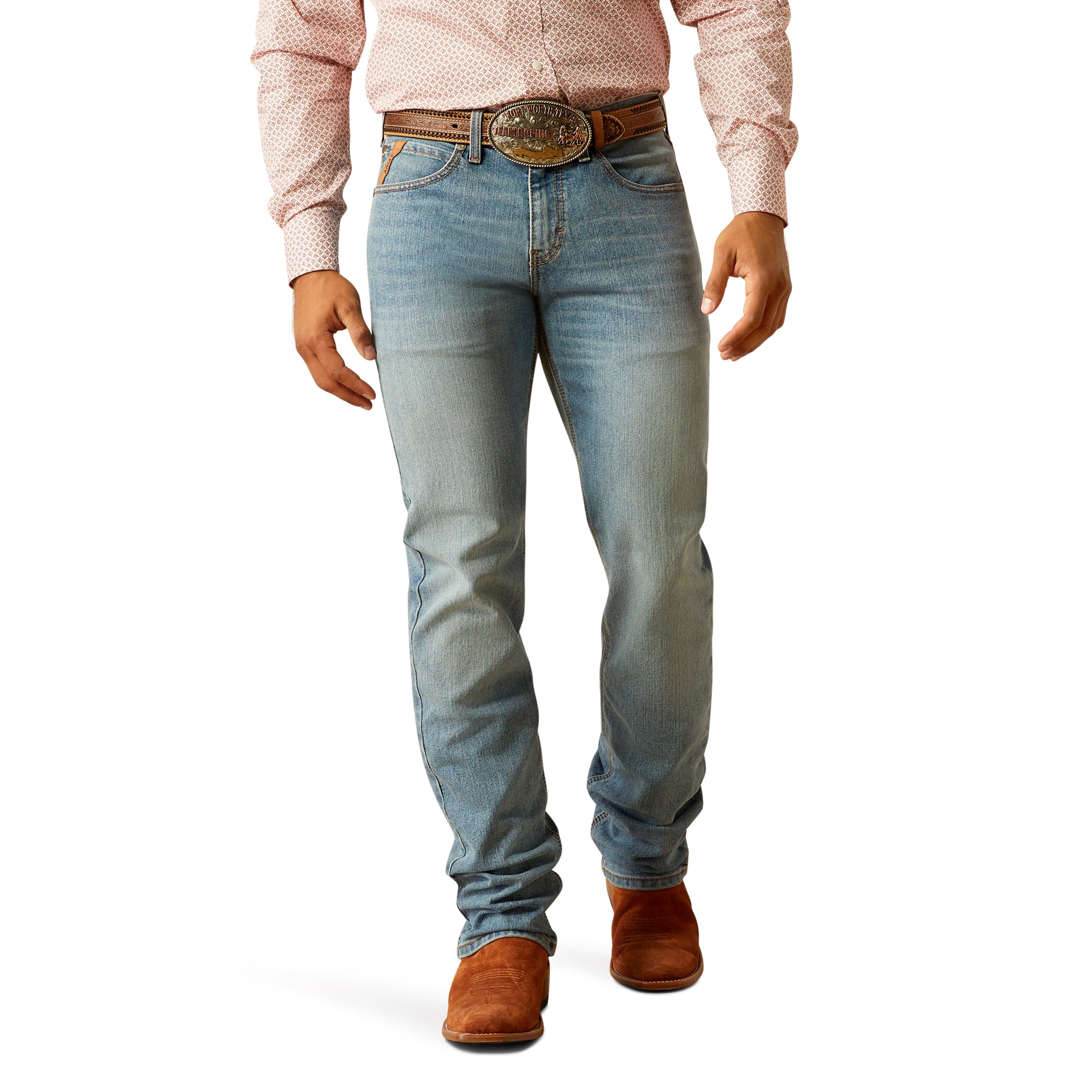 10045387 Ariat Mens M7 Performance Pro Slim Stretch Ray Straight 34" Leg34" Jean
