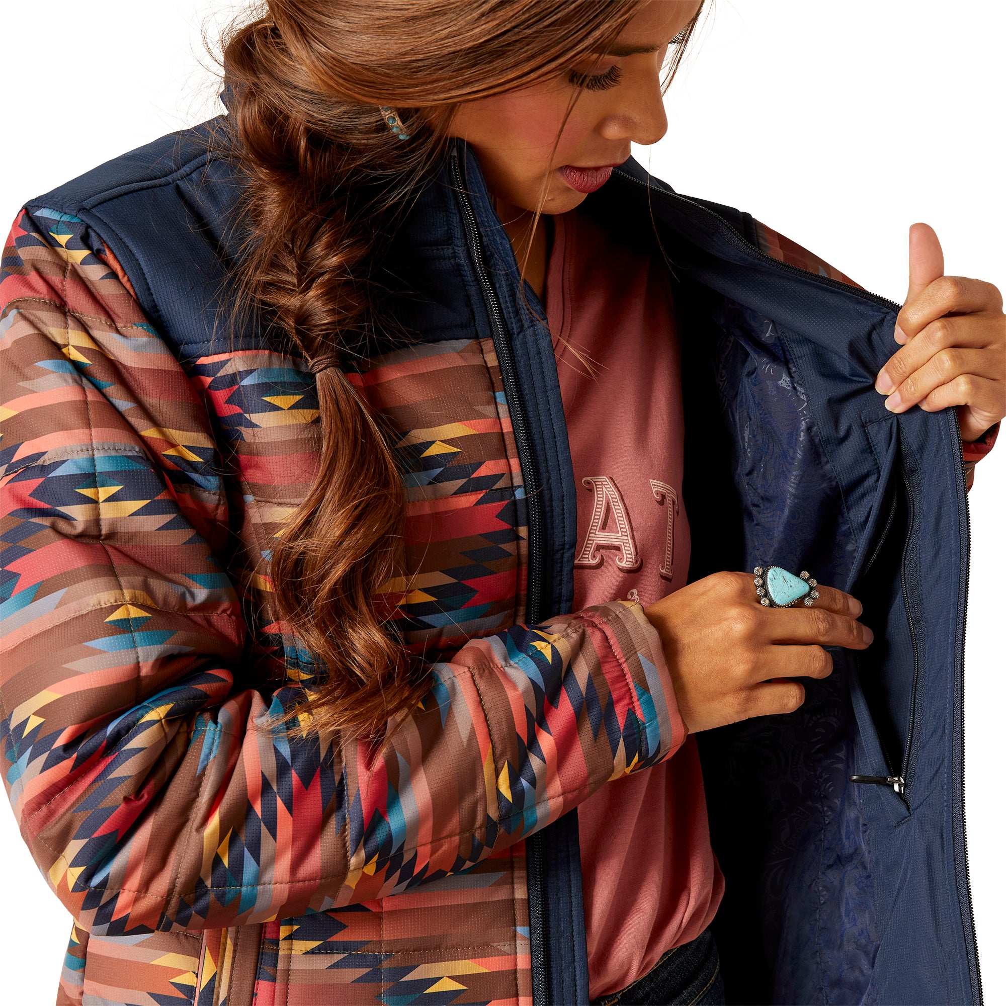 10046682 Ariat Ladies Crius Insulated Jacket Mirage Print