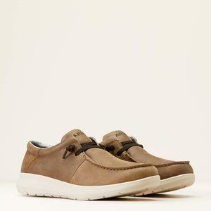 10046941 Ariat Mens Hilo Stretch Lace Shoe Brown Bomber