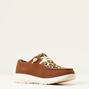 10047016 Ariat Ladies Hilo Ginger Spice/Leopard Hair On