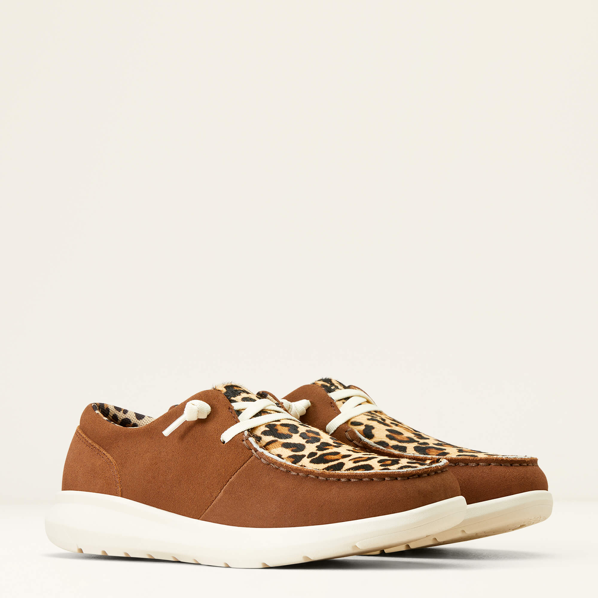 10047016 Ariat Ladies Hilo Ginger Spice/Leopard Hair On