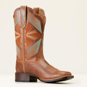 10047052 Ariat Ladies Oak Grove Boots Maple Glaze