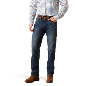 10047313 Ariat Mens M8 Modern Slim Art 34" Leg Jean Denali