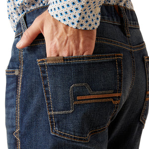 10047313 Ariat Mens M8 Modern Slim Art 34" Leg Jean Denali