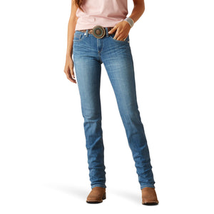 10047329 Ariat Ladies REAL Perfect Rise L36" Leg Clover Straight Leg Jeans Minnesota