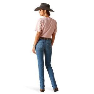 10047329 Ariat Ladies REAL Perfect Rise L36" Leg Clover Straight Leg Jeans Minnesota