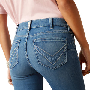 10047329 Ariat Ladies REAL Perfect Rise L36" Leg Clover Straight Leg Jeans Minnesota