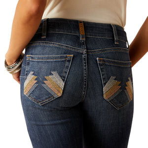 10048273 Ariat Ladies Perfect Rise Flare Leg 36" Leg Jean Paulina Florida
