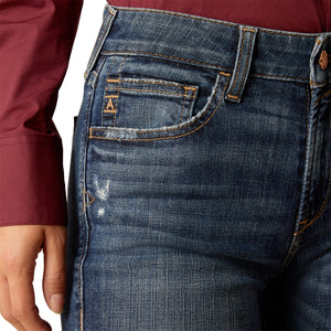 10048275 Ariat Ladies High Rise Slim Trouser 34" Leg Jean Juliana Siren