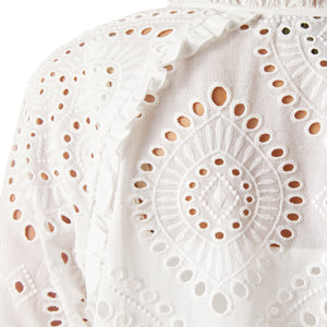 10048651 Ariat Ladies Decelea L/S Blouse White