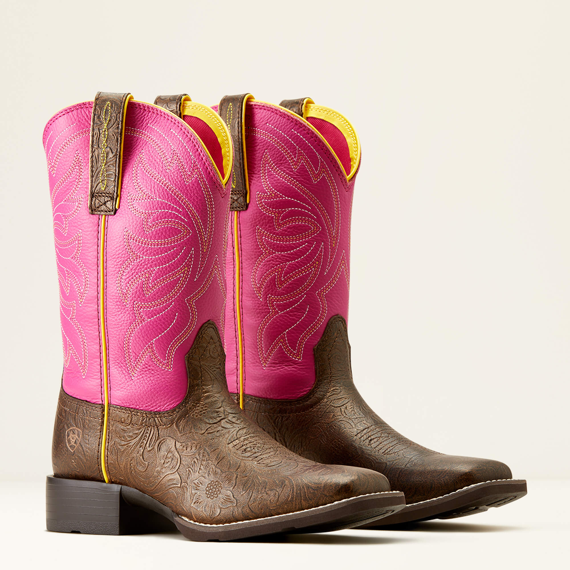 10050886 Ariat Ladies Buckley Boots Bronze Age/Blushing Pink