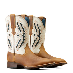 Ariat Mens Rowder Venttek Boots 360 Marbled Tan/White