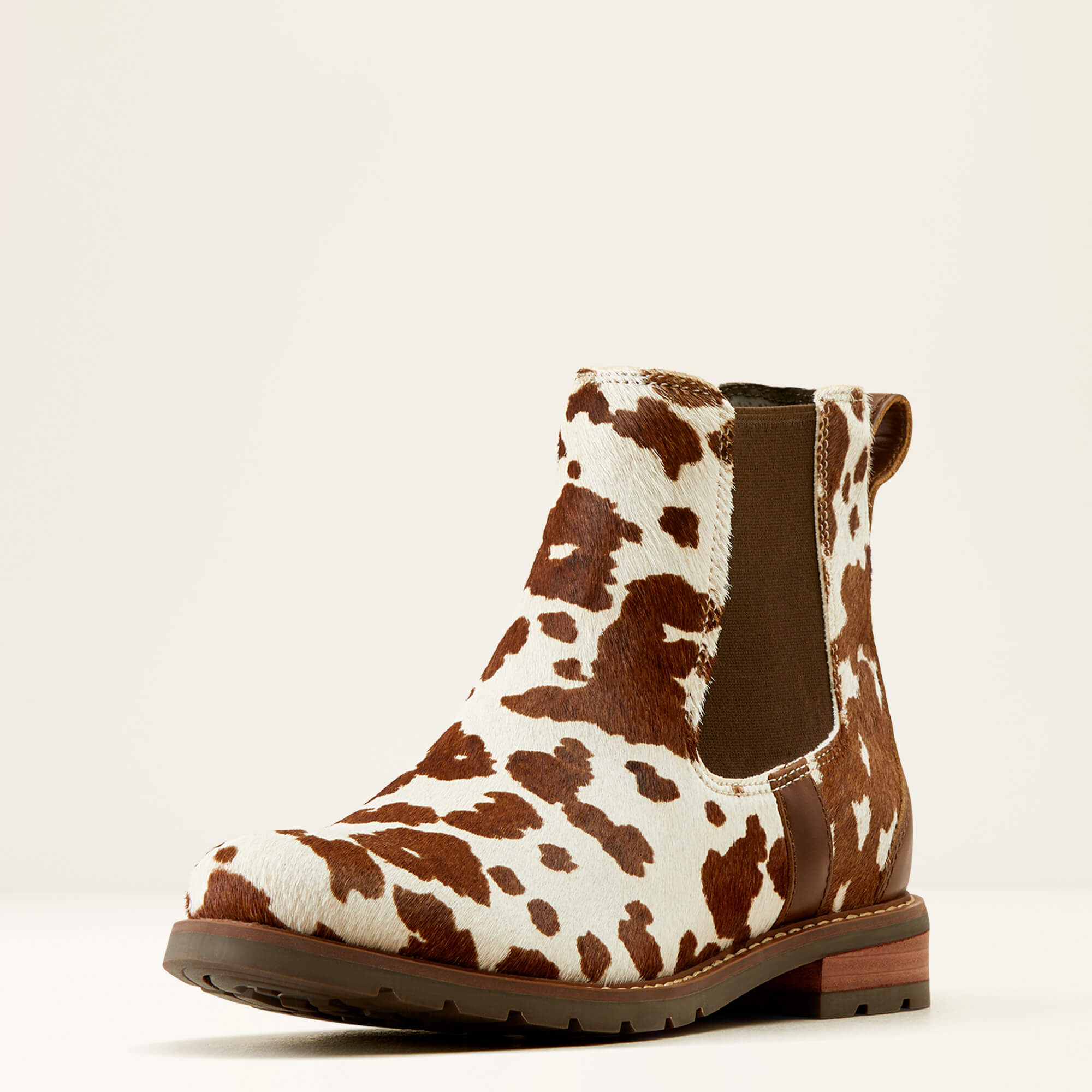 10050915 Ariat Ladies Wexford Boots Cow Hair On