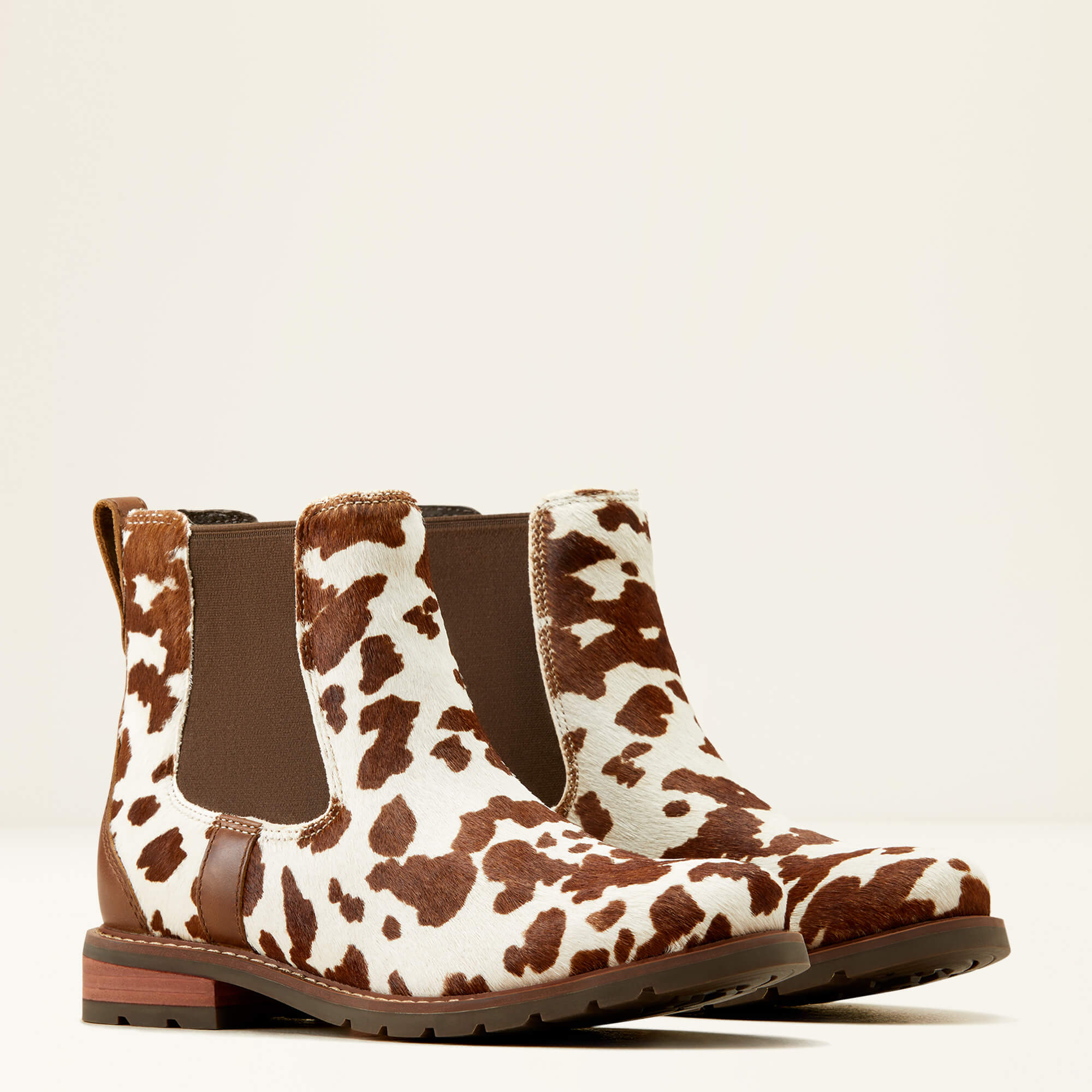 10050915 Ariat Ladies Wexford Boots Cow Hair On