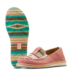 10050958 Ariat Ladies Cruiser Azalea Suede/Baby Pink Serape