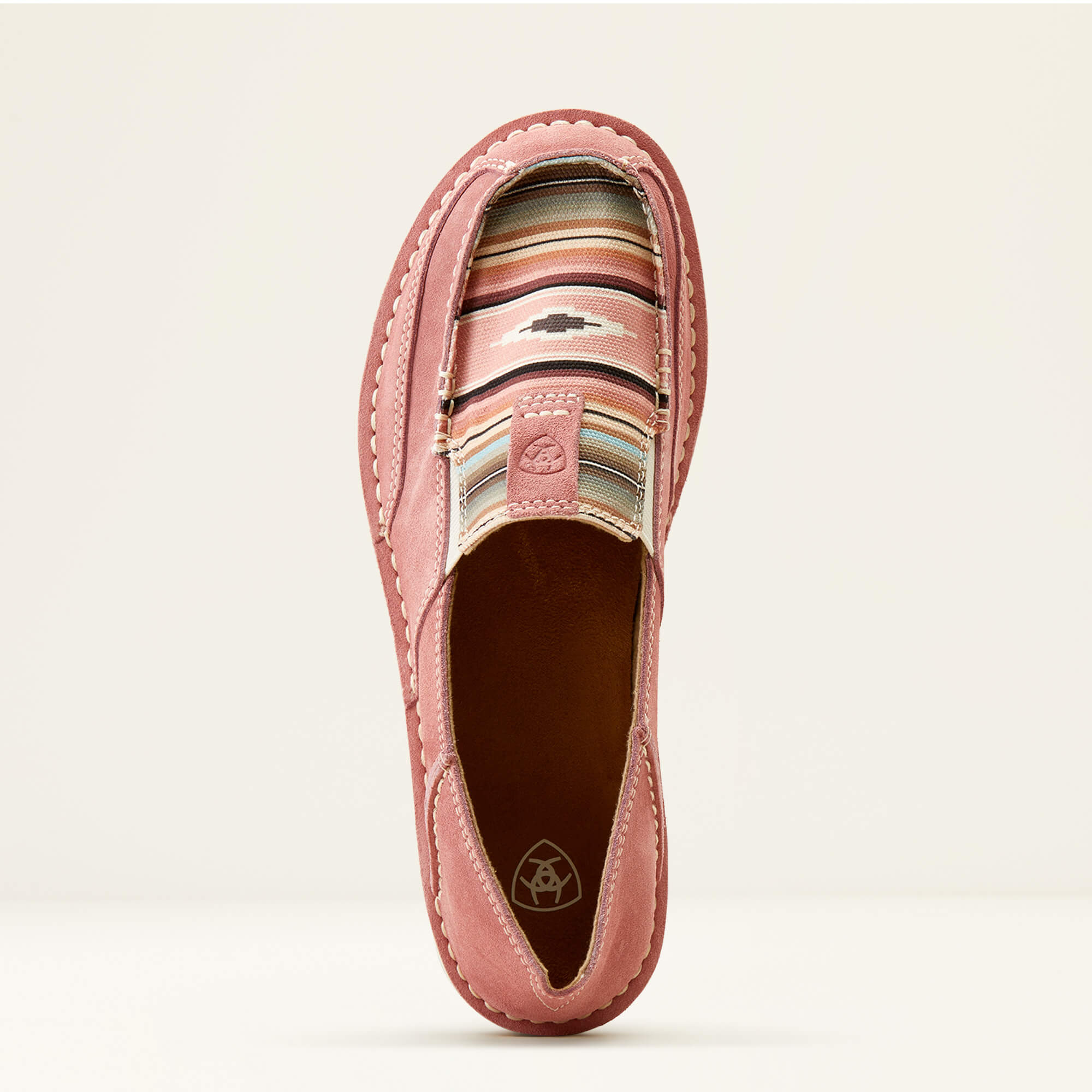 10050958 Ariat Ladies Cruiser Azalea Suede/Baby Pink Serape