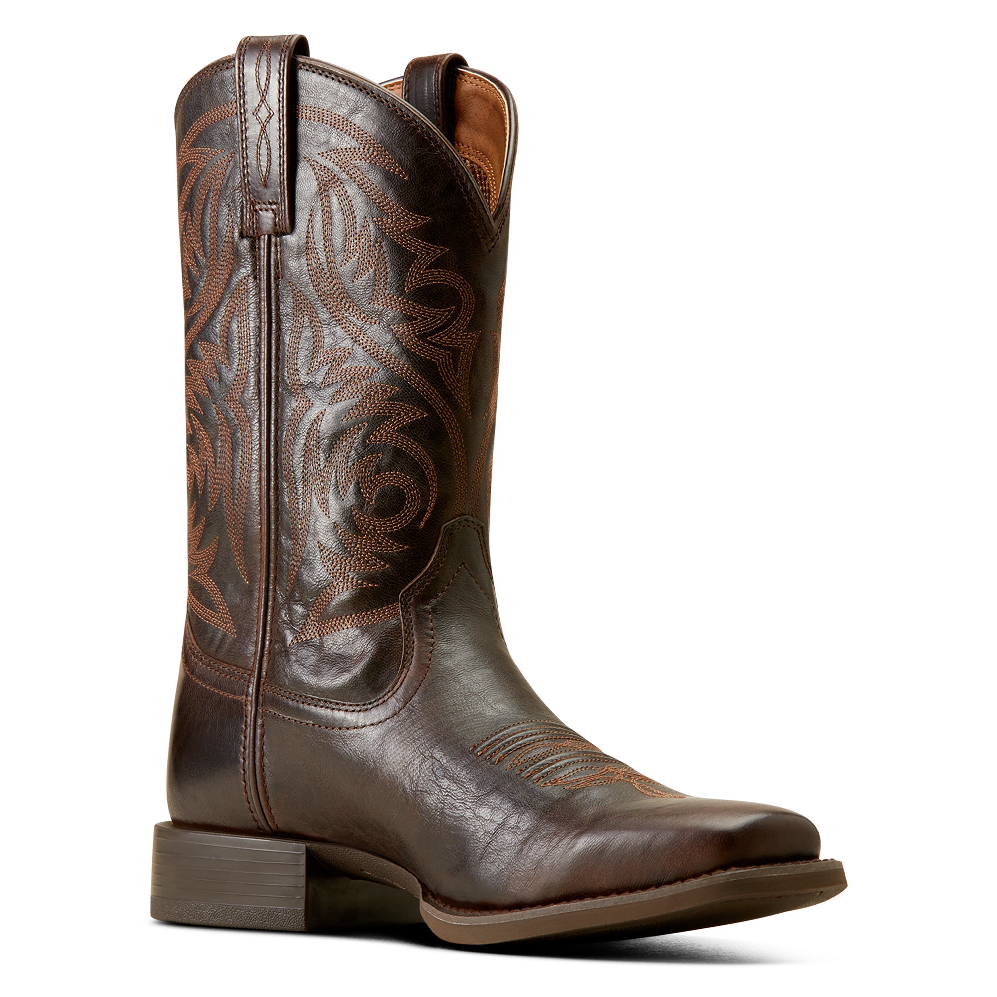 Ariat Mens Sport Herdsman Boots Burnished Chocolate