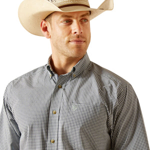 10051267 Ariat Mens Pro Ewan L/S Shirt Aqua