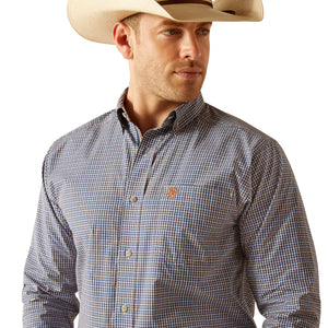 10051520 Ariat Mens Pro Reign L/S Shirt Navy