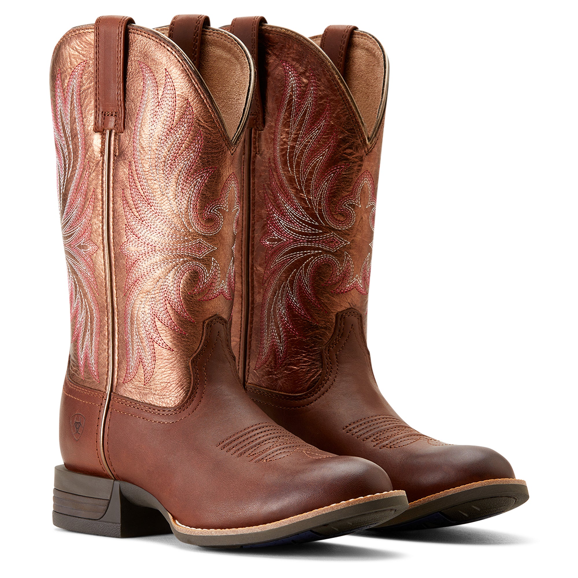 10053601 Ariat Ladies Ranahan Boots Sienna Saddle/Rusty Red
