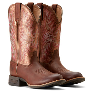 10053601 Ariat Ladies Ranahan Boots Sienna Saddle/Rusty Red