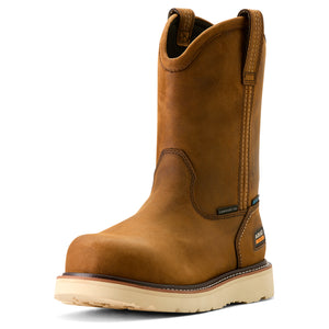 10053613 Ariat Mens Rebar Wedge Pull-On H20 Composite Toe Boots