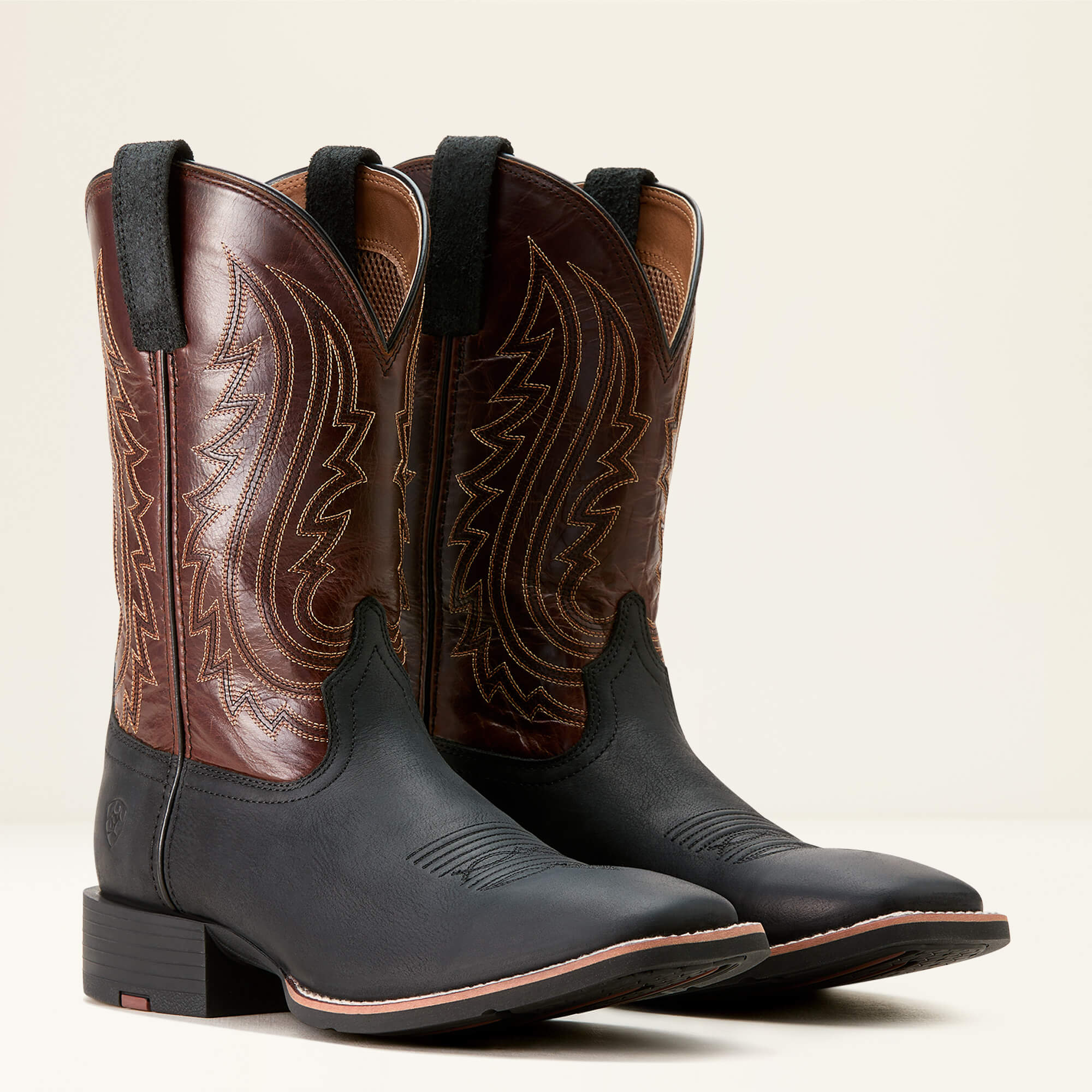 10053629 Ariat Men's Sport Big Country Cowboy Boot Basic/Black Mahogany