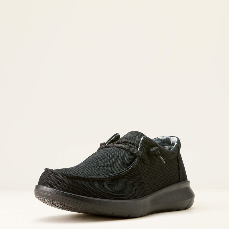 10053676 Ariat Mens Hilo Solid Black