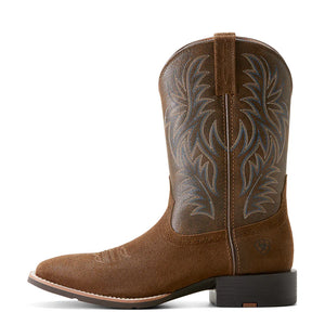 Ariat Men's Sport Western Wide Square Toe Mesa Tan/Vintage Bomber