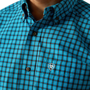 10053902 Ariat Mens Pro Series Jeffrey Classic Fit L/S Shirt Blue