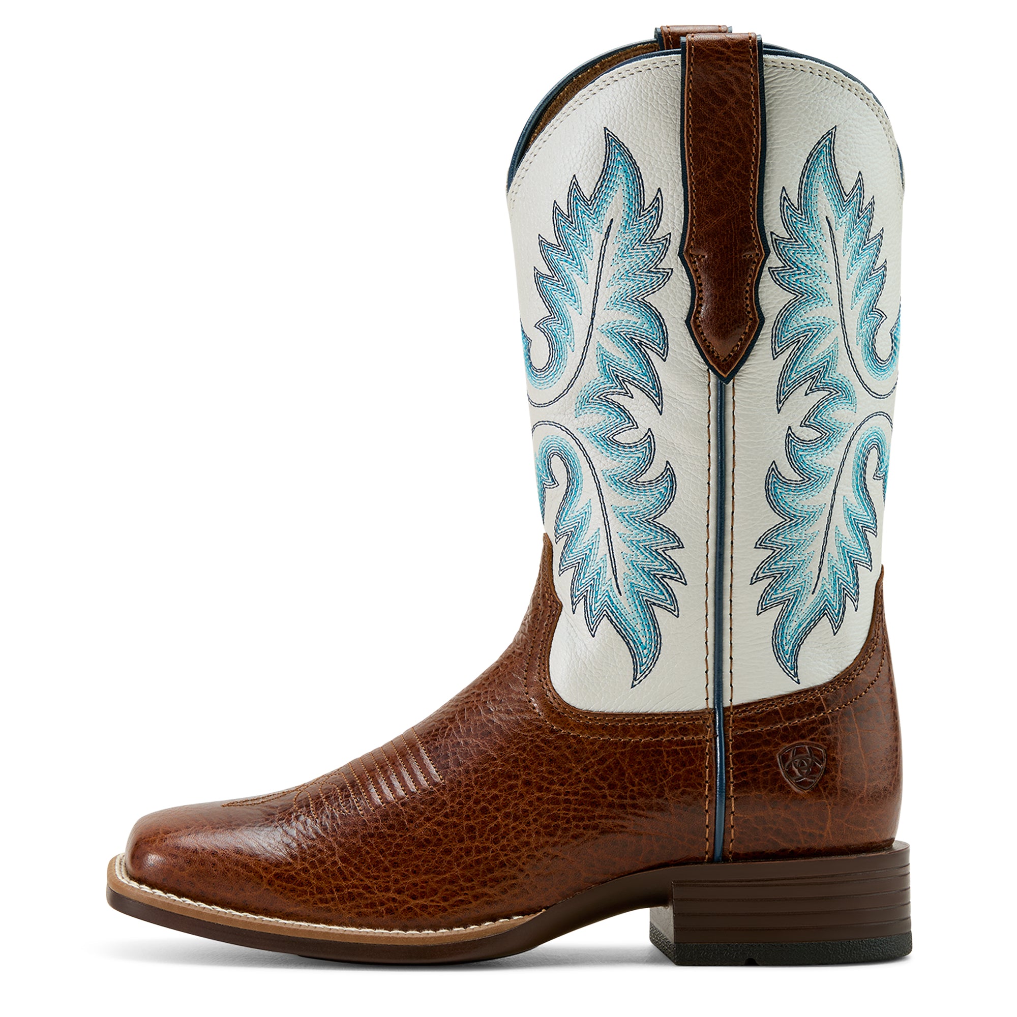 Ariat Ladies Canyon Point Western Boots Gingersnap/White Icing
