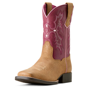 10063835 Ariat Youth Tombstone Boots Cottage/Rosebud