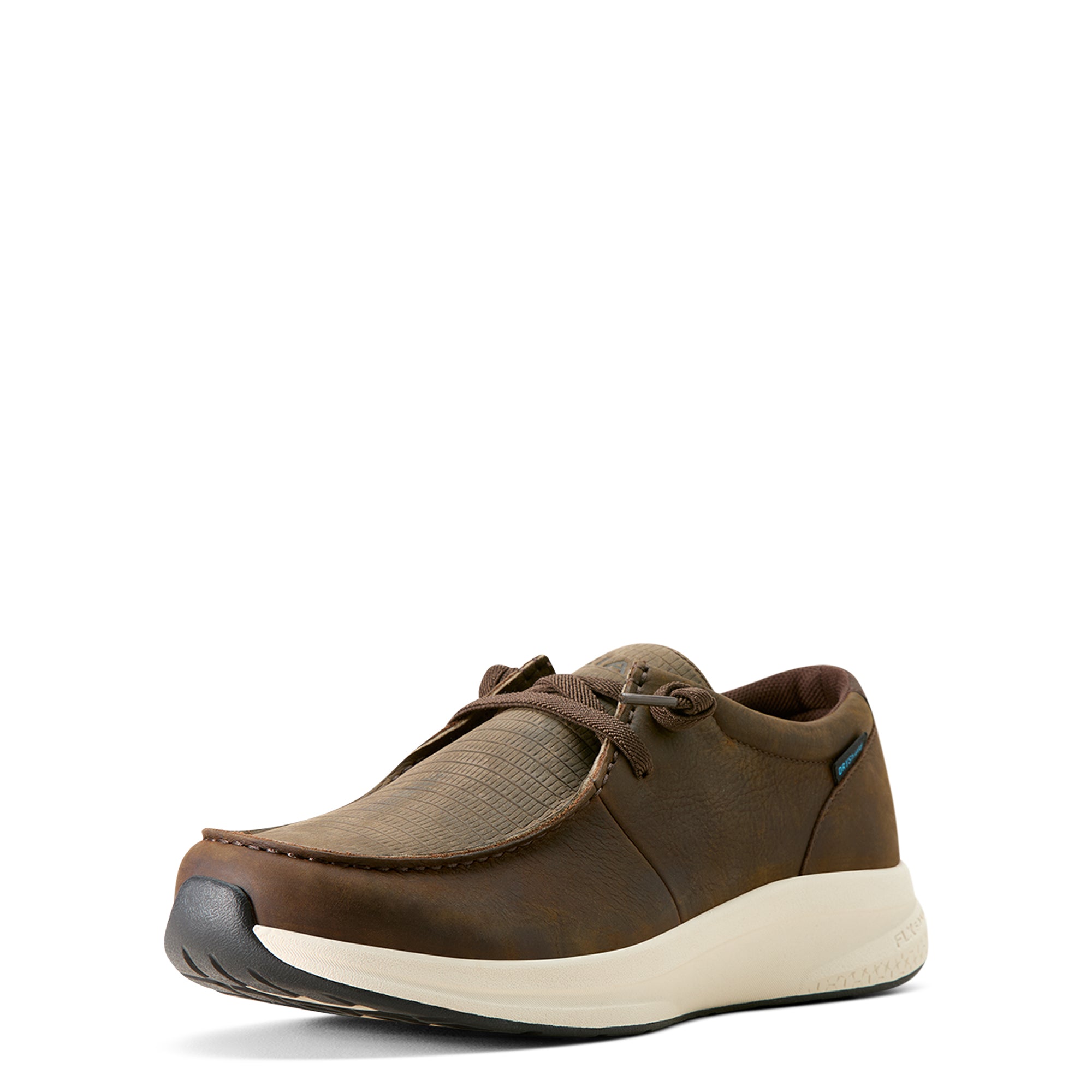 10063968 Ariat Mens Buckeye H20 Hilo Dark Brown/Brown Lizard