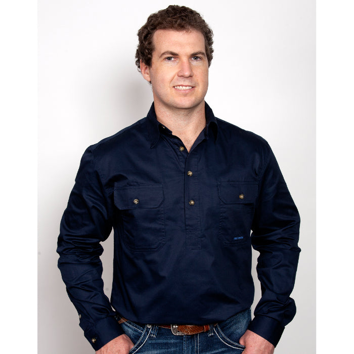 Just Country Cameron Workshirt Navy
