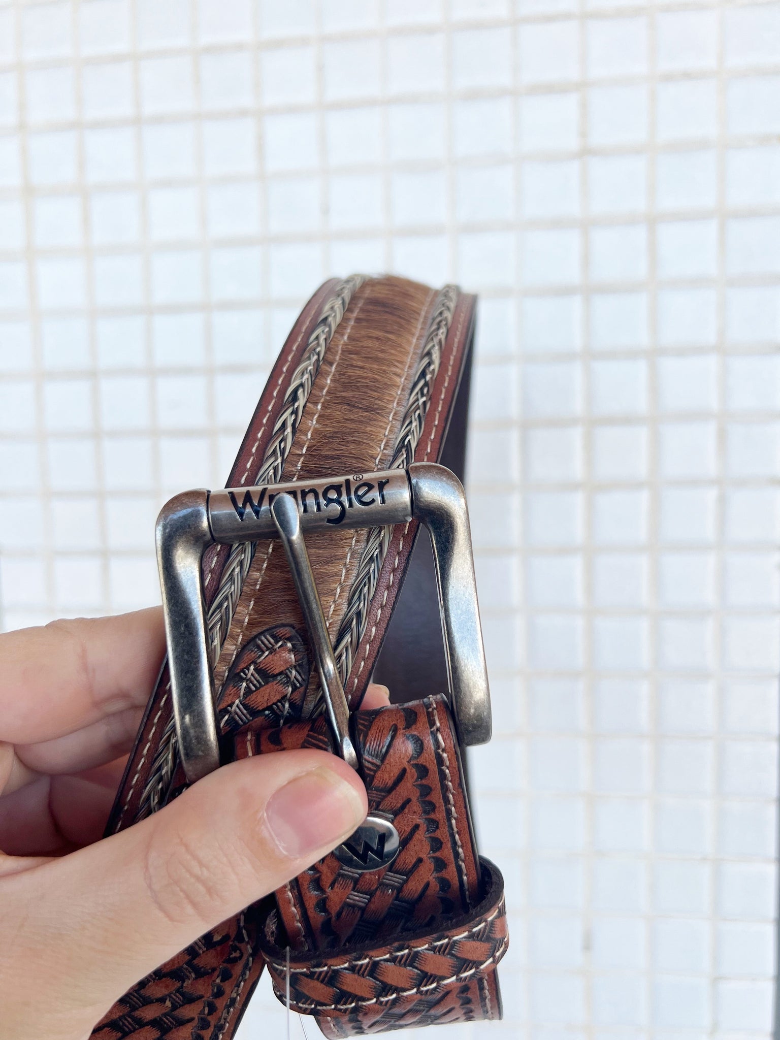 X3S1906BLT WRANGLER AVERY BELT / TAN